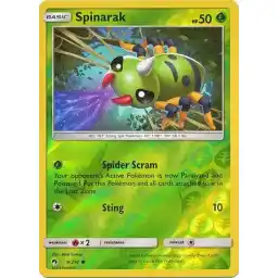 Lost Thunder - 009/214 - Spinarak - Reverse Holo