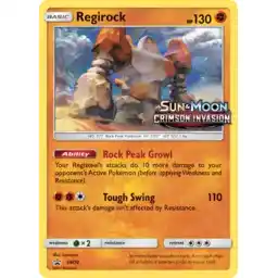 Black Star Promo - SM74 - Regirock (stamp)