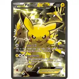 Black Star Promo - XY124 - Pikachu EX (Heavily Played)