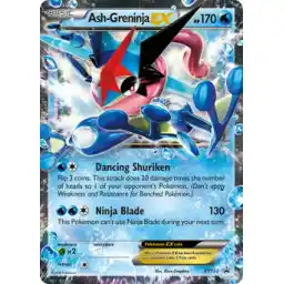 Black Star Promo - XY133 - Ash-Greninja EX (Damaged)