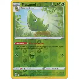 Fusion Strike - 002/264 - Metapod - Reverse Holo