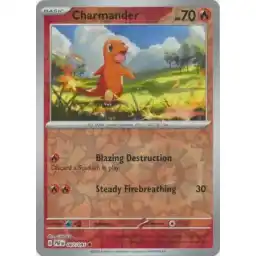Paldean Fates - 007/091 - Charmander - Reverse Holo