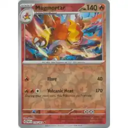 Paldean Fates - 010/091 - Magmortar - Reverse Holo
