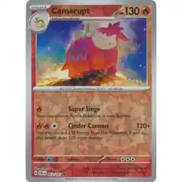 Paldean Fates - 012/091 - Camerupt - Reverse Holo
