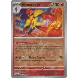 Paldean Fates - 015/091 - Armarouge - Reverse Holo
