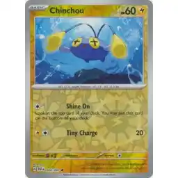 Paldean Fates - 020/091 - Chinchou - Reverse Holo