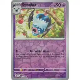 Paldean Fates - 033/091 - Swoobat - Reverse Holo