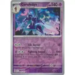 Paldean Fates - 040/091 - Ceruledge - Reverse Holo
