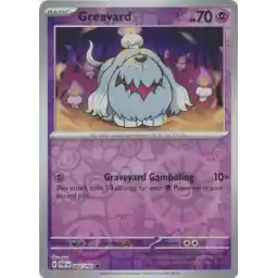 Paldean Fates - 042/091 - Greavard - Reverse Holo
