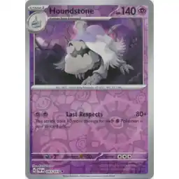 Paldean Fates - 043/091 - Houndstone - Reverse Holo
