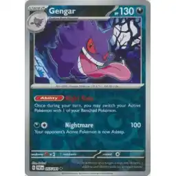 Paldean Fates - 057/091 - Gengar - Reverse Holo