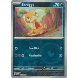 Paldean Fates - 060/091 - Scraggy - Reverse Holo
