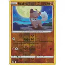 Crown Zenith - 073/159 - Rockruff - Reverse Holo