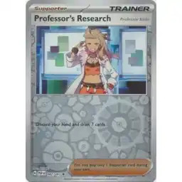 Paldean Fates - 087/091 - Professor's Research [Professor Sada] - Reverse Holo