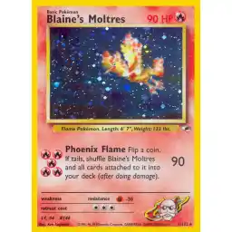 Gym Heroes - 001/132 - Blaine's Moltres - Holo (Near Mint -)