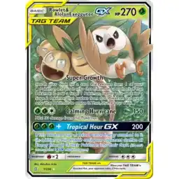 Unified Minds - 001/236 - Rowlet & Alolan Exeggutor GX
