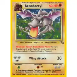 Fossil - 01/62 - Aerodactyl - Holo (Lightly Played)