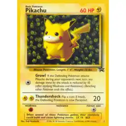 Black Star Promo - WP1 - Pikachu (Moderately Played)
