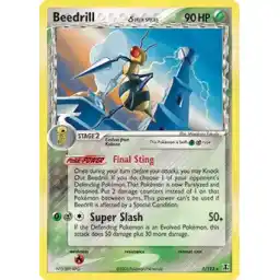 EX Delta Species - 1/113 - Beedrill (delta species) - Holo Rare (Near Mint -)