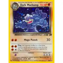 Team Rocket - 10/82 - Dark Machamp - Holo (Lightly Played)