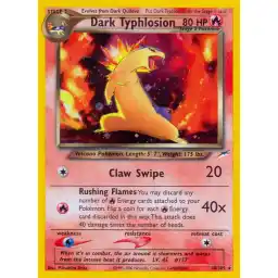 Neo Destiny - 010/105 - Dark Typhlosion - Holo
