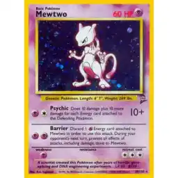 Base Set 2 - 010/130 - Mewtwo - Holo (Moderately Played)
