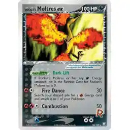 EX Team Rocket Returns - 100/109 - Rocket's Moltres ex (Moderately Played)