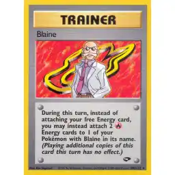 Gym Challenge - 100/132 - Blaine - Rare