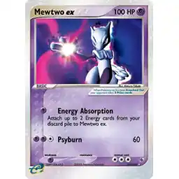 EX Ruby & Sapphire - 101/109 - Mewtwo EX (Near Mint -)