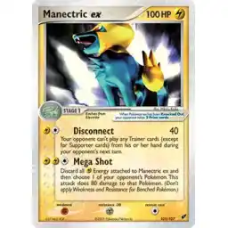 EX Deoxys - 101/107 - Manectric ex (Near Mint -)