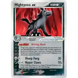 EX: Holon Phantoms - 101/110 - Mightyena ex (Near Mint -)
