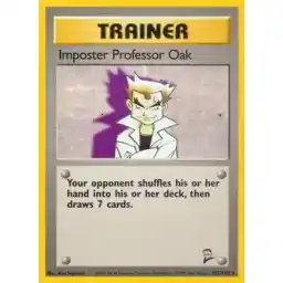 Base Set 2 - 102/130 - Imposter Professor Oak - Rare