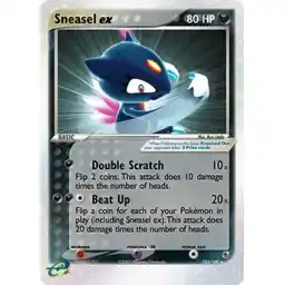 EX Ruby & Sapphire - 103/109 - Sneasel EX