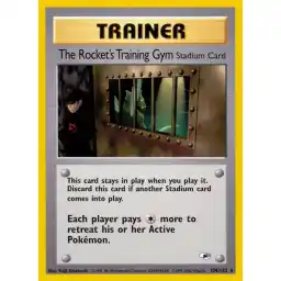 Gym Heroes - 104/132 - Rocket's Training Gym - Rare
