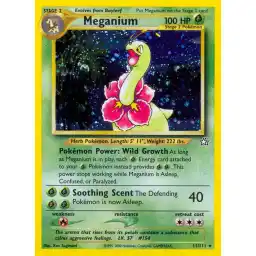 Neo Genesis - 011/111 - Meganium lv 57 - Holo (Lightly Played, Swirl)