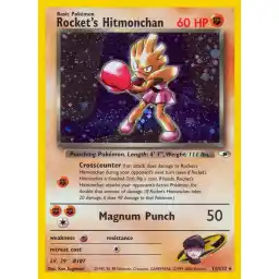Gym Heroes - 011/132 - Rocket's Hitmonchan - Holo