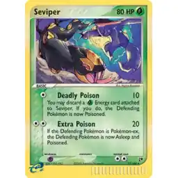 EX Sandstorm - 011/100 - Seviper - Holo Rare (Lightly Played)
