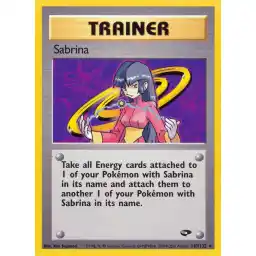 Gym Challenge - 110/132 - Sabrina - Rare (Lightly Played)