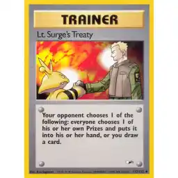 Gym Heroes - 112/132 - Lt. Surge's Treaty