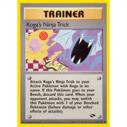 Gym Challenge - 115/132 - Koga's Ninja Trick (Near Mint -)