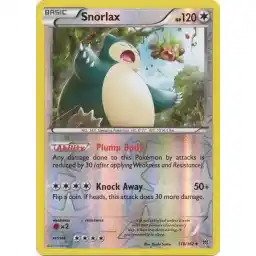 Breakthrough - 118/162 - Snorlax - Reverse Holo