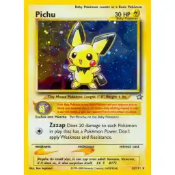 Neo Genesis - 012/111 - Pichu - Holo (Moderately Played)