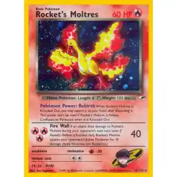 Gym Heroes - 012/132 - Rocket's Moltres - Holo (Near Mint -)