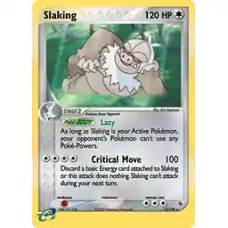 EX Ruby & Sapphire - 012/109 - Slaking - Holo
