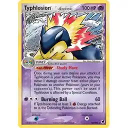 EX: Dragon Frontiers - 012/101 - Typhlosion (delta species) - Holo