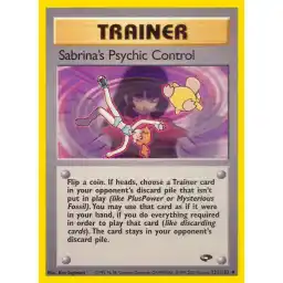 Gym Challenge - 121/132 - Sabrina's Psychic Control