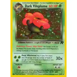 Team Rocket - 13/82 - Dark Vileplume - Holo (Moderately Played)