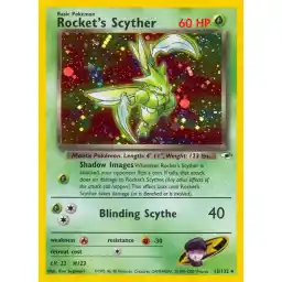 Gym Heroes - 013/132 - Rocket's Scyther - Holo (Heavily Played)