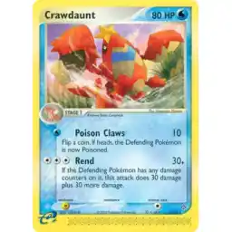 EX Dragon - 13/97 - Crawdaunt - Rare