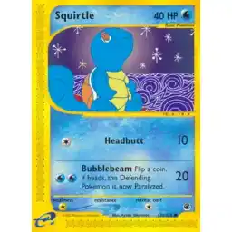 Expedition - 132/165 - Squirtle (Lightly Played)